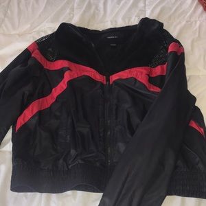 Red and Black windbreaker